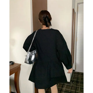 Pintuck Mini Dress