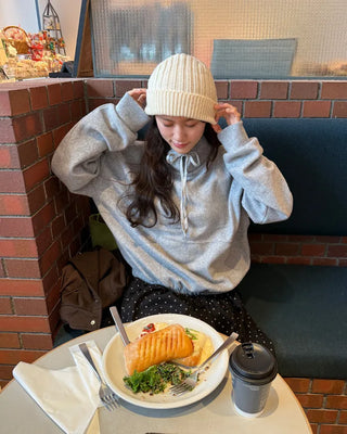 String Ribbon Sweatshirt