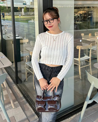Two-pocket daily tote bag