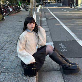 Balloon Round Knit