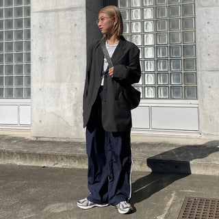Spring Nylon Bicolor Pants