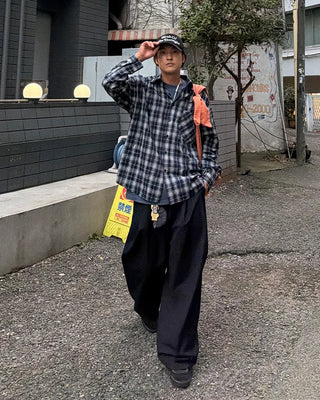 Pocket check shirt