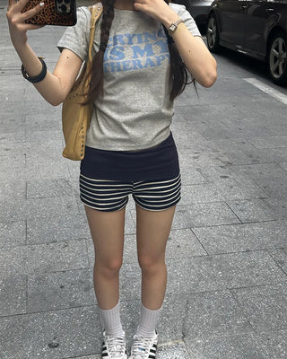 Striped shorts