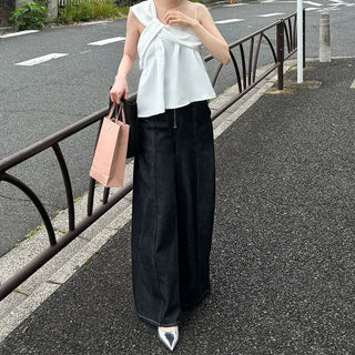 Asymmetrical design top