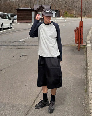 Pintuck Bermuda Shorts