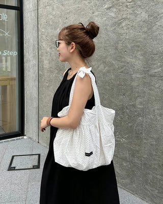 Dot Shirring Eco Bag