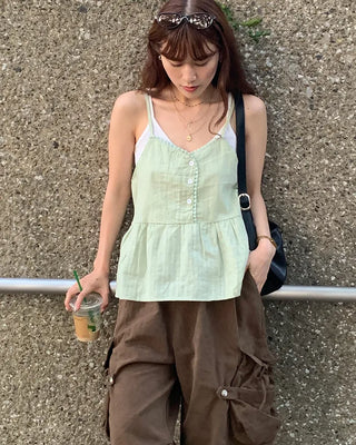 Lace camisole blouse