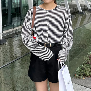 Pintuck shorts