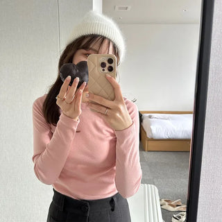 Colorful basic long-sleeved T-shirt