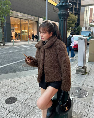 Short fur jacket