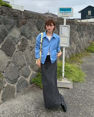 Oversized collared shirt