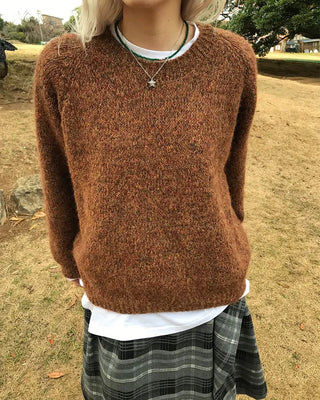 Blurred Round Knit