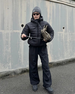 Double-zip padded jumper