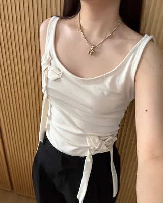 Ribbon Sleeveless