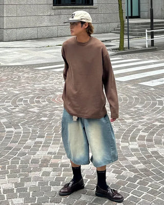 Round Neck Long Sleeve Knit