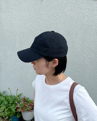 B cotton ball cap