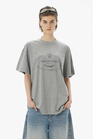 [MASONPRINCE] Graphic Short Sleeve T-Shirt