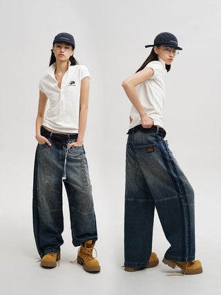 [MASONPRINCE] Workwear Structure Denim Pants