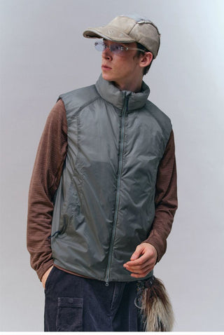 [Monterest] Water-Resistant Padded Stand Collar Vest