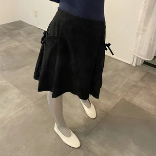Corduroy Ribbon Skirt