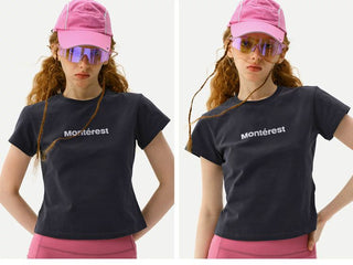[Monterest] Slim Fit Logo Crewneck T-Shirt