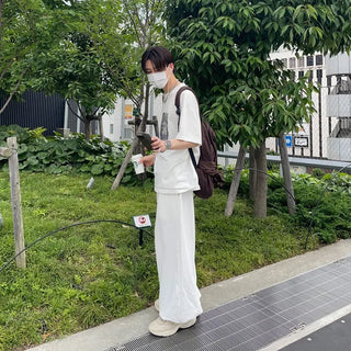 Wide jogger pants