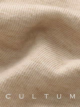 [CULTUM] Mercerized Cotton Crew Socks