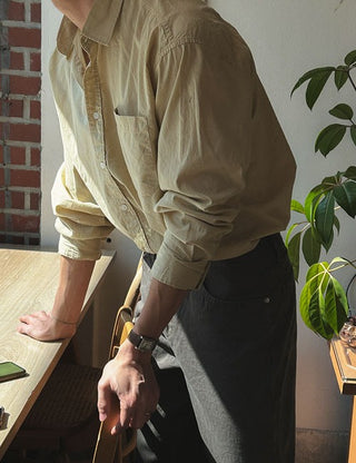 Summer Cotton Basic Shirt (shin fabric)