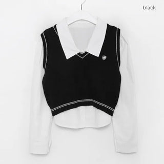 Vest and shirt set