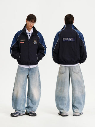 [MASONPRINCE] Sport Club Badge Training Jacket
