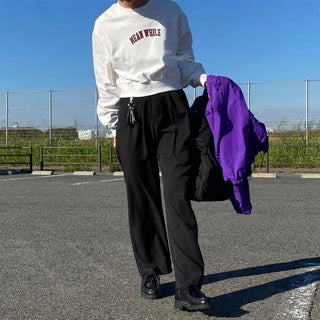Wide-fit slacks