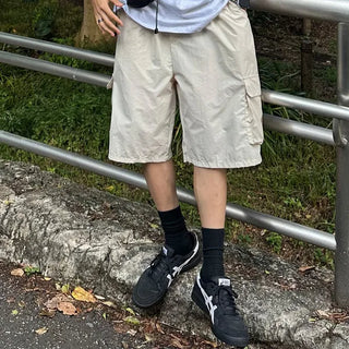 Nylon pocket shorts
