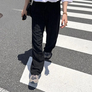 Striped Banding Pants