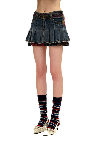 [Moromoro2] Washed Denim Fringe  Collection
