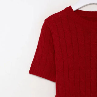 Cable sweater