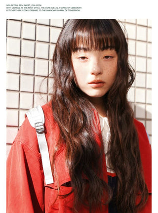 [Moromoro2] Washed Cotton Cropped Jacket