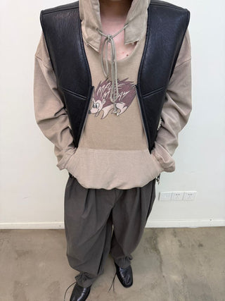 [NeverSeez] Printed Graphic Hoodie