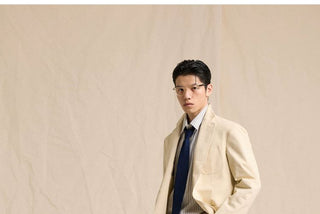 [CULTUM] Striped Pocket Work Shirt