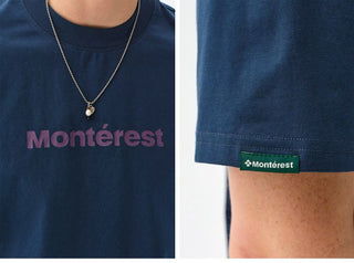 [Monterest] Quick-Dry Antibacterial Logo Crewneck Tee