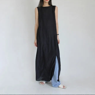 silhouette long dress
