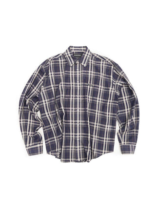 [MASONPRINCE] Lightweight Cotton Plaid Shirt