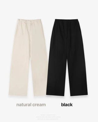 Mood Elastic Waist Chino Pants