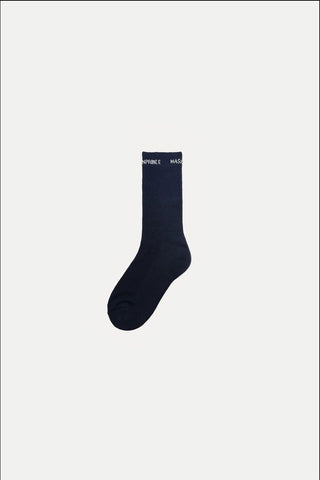 [MASONPRINCE] Anti-Sweat Mid-Calf Logo Socks