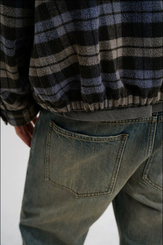 [MASONPRINCE] Plaid Brushed Cotton Jacket