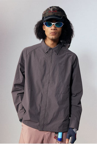 [Monterest] Quick-Dry Relaxed Fit Collared Shirt