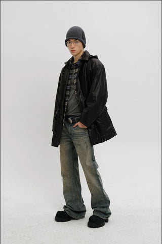 [MASONPRINCE] Plaid Brushed Cotton Jacket