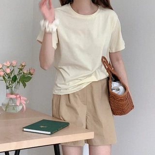 Simple everyday short-sleeved T-shirt
