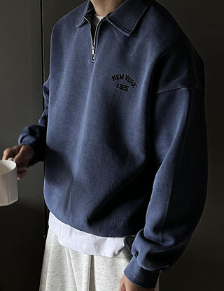 NEW YORK.1920 Half-zip Polo Shirt (5 colors)