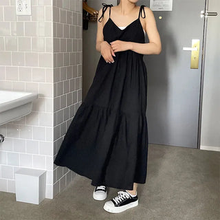 ribbon sleeveless cancan ops