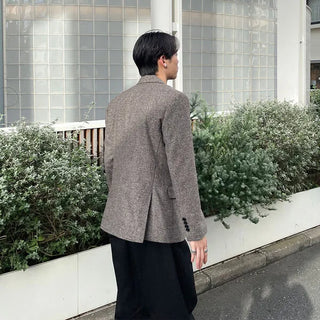 Checked blazer jacket